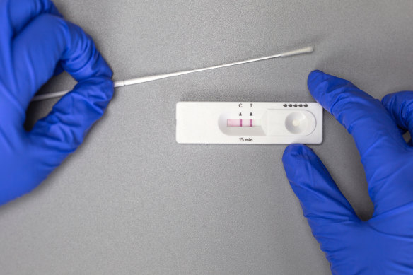 The number of COVID-19 cases is dropping after the latest Omicron wave peaked.