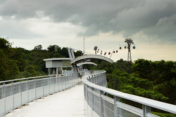 The Fort Siloso Skywalk.