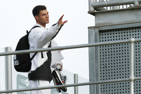 Jaegar O'Meara is on light duties at Hawthorn while recovering from a small facial fracture.