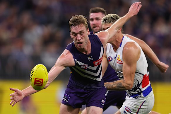 Fremantle’s Oscar McDonald.