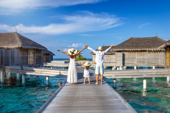 You’ll find most family influencers in the likes of the Maldives.
