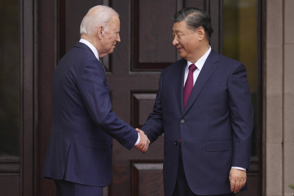 Biden describes the “growing rivalry with China” as “the contest for the 21st century”.