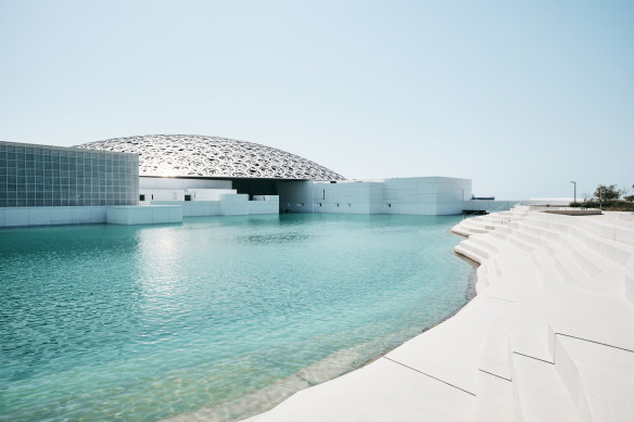 Extraordinary design… The Louvre Abu Dhabi on Saadiyat Island.