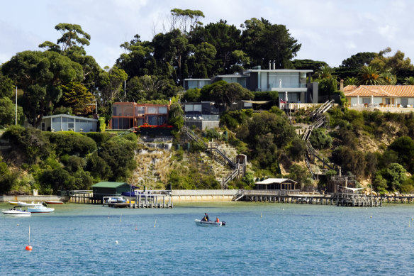 Portsea on the Mornington Peninsula has been a popular pandemic hideaway. 