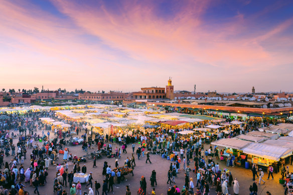Djemaa El Fna Square, Marrakesh.