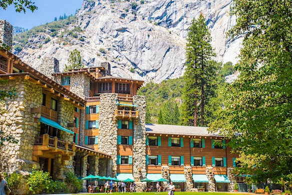 The Ahwahnee Hotel.