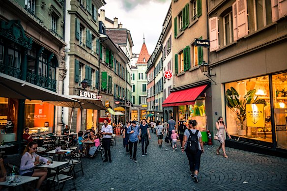 Lausanne is one of the liveliest cities on Lake Geneva.
