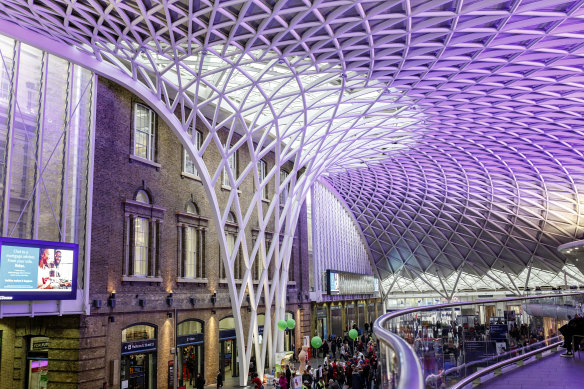 The new concourse of London’s King’s Cross railway station added soaring space and light to the busy hub.