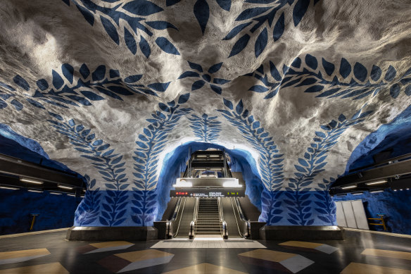 The Stockholm Art Walk covers five of the stations.