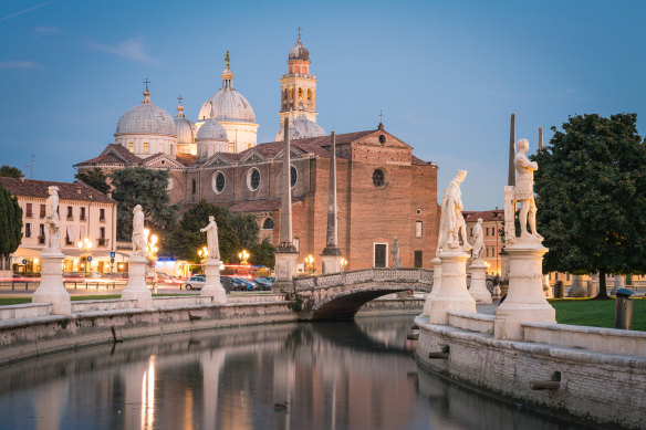 Padua’s Basilica Santa Giustina.