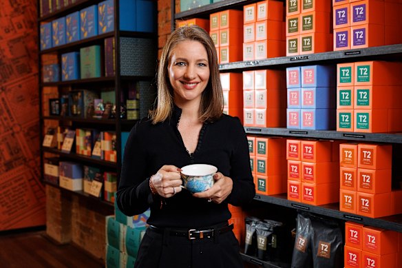 T2 Tea chief executive Christelle Young wants tea to get the same reverence coffee enjoys.