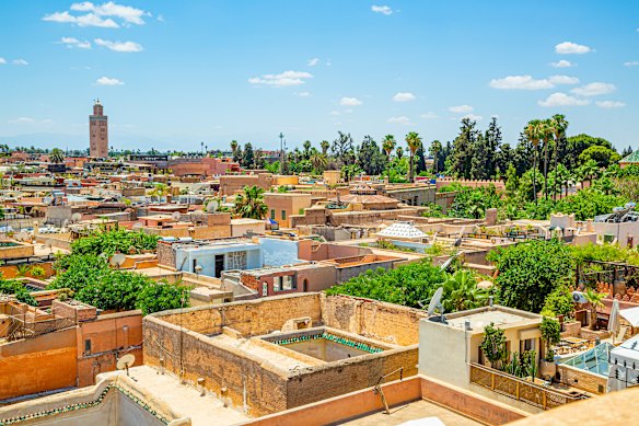 The Medina from above.