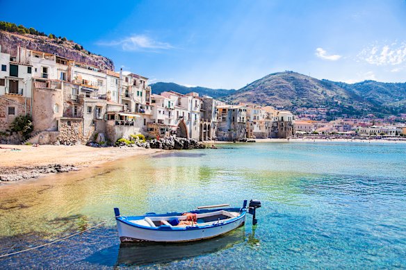 Sicily is a place of many treasures, such as the harbour in Cefalu.