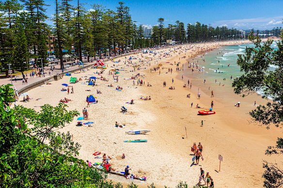 Beach bliss at Manly.