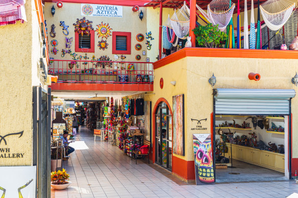 A local market in Todos Santos.