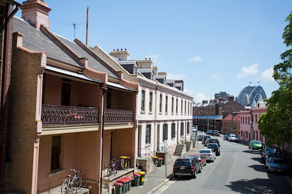 Homes in The Rocks and Miller’s Point may have been gentrified and the neighbourhood has lost some of its vibrancy.