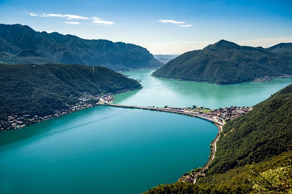 Lake Lugano.