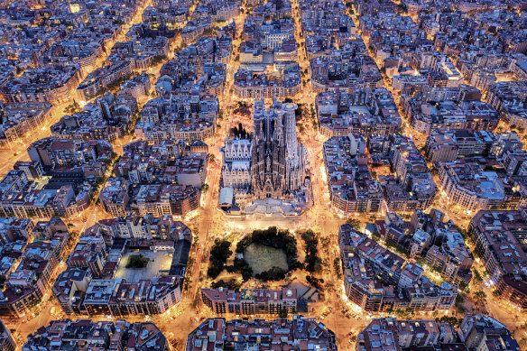 The neat artistry of Barcelona and the Sagrada Familia.