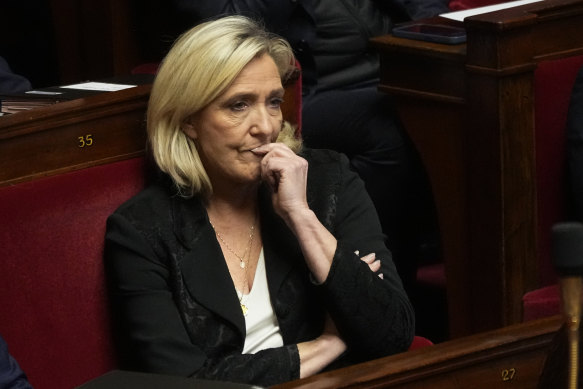 French far-right leader Marine Le Pen. 