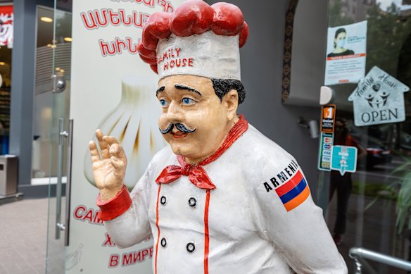 If you see the life-size chef, don’t go there.
