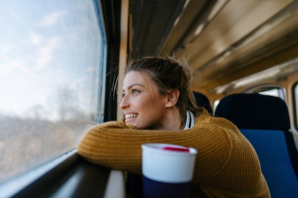 Overnight on the train.