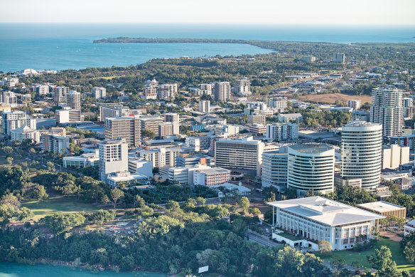 The majority of the NT’s COVID hospitalisations are in Darwin. 