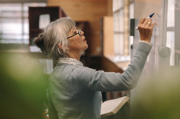 Some schools plan on utilising the grammar skills of older teachers before they retire.