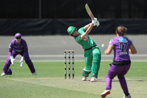 Annabel Sutherland's power was on show against the Hobart Hurricanes.