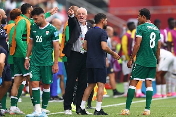 It’s proving a tough day for Graham Arnold and Iraq.
