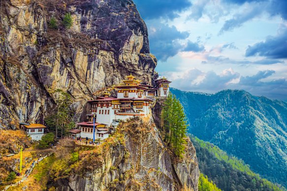 The fabled Tiger’s Nest monastery.