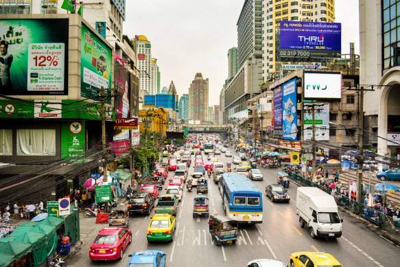 Beyond Bangkok, the driving is relatively easy in Thailand.