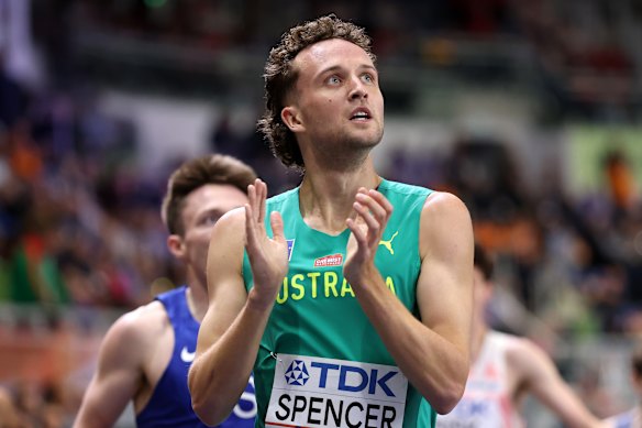 Adam Spencer won bronze in the 1500. 
