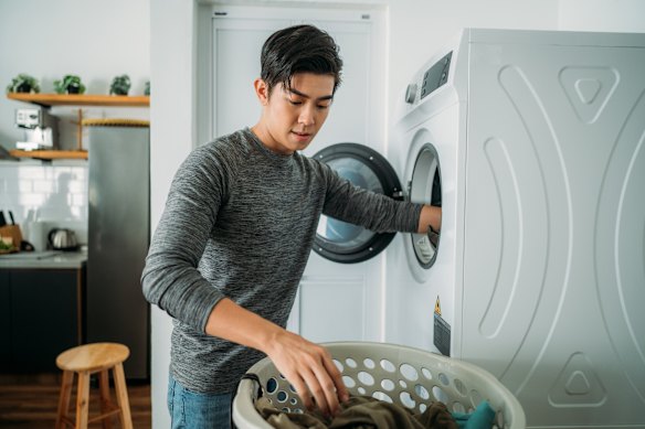Washing clothes before wearing helps eliminate some potential irritants.