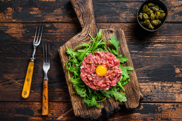 Steak tartare - a growing appreciation.