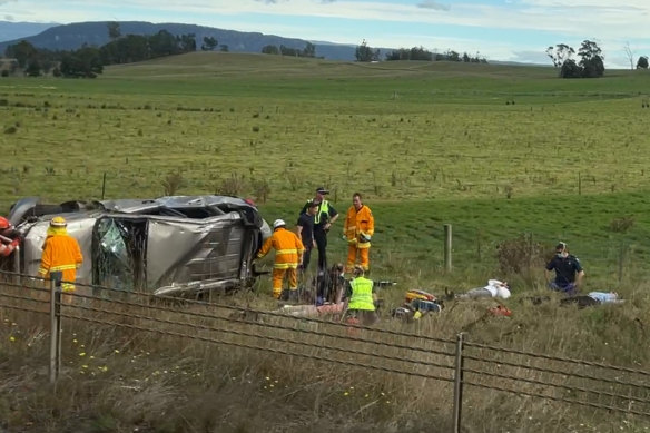 The PM’s follow security vehicle was involved in an accident near Elizabeth Town.