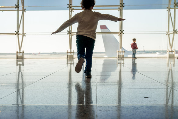 Some parents treat the airport like one giant unpaid creche.