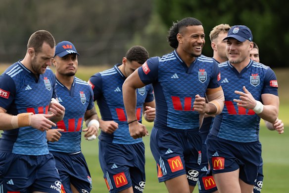 Some key Blues couldn’t participate in the training session.