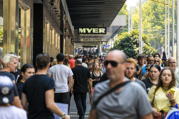 Myer Bourke Street Mall, Melbourne