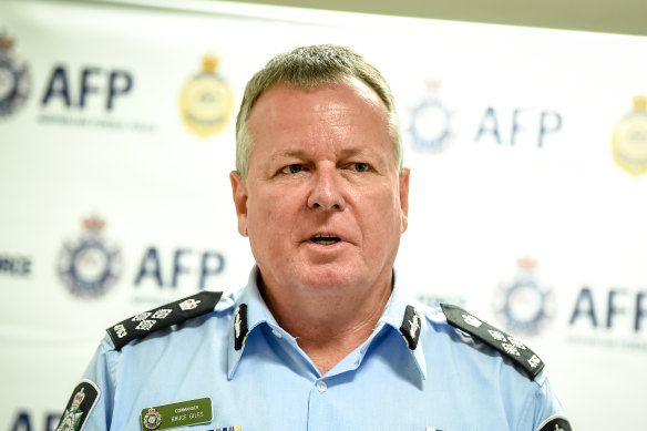 AFP Acting Assistant Commissioner Bruce Giles. 