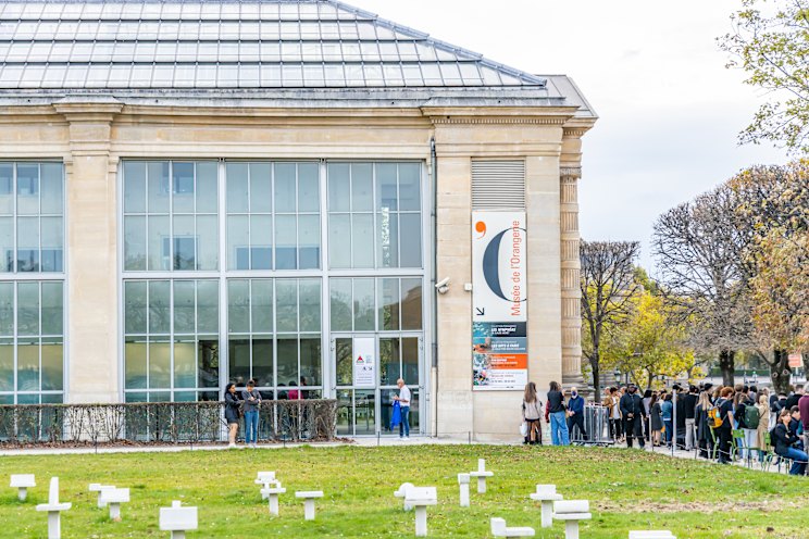 Musee de l’Orangerie in Paris’ Tuileries gardens.