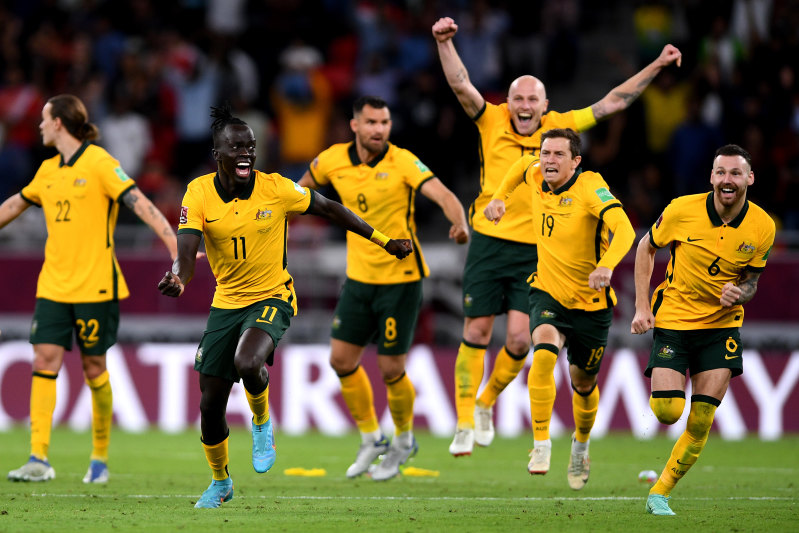 澳洲赢点球决赛进军世界杯决赛后，主教练呼吁总理宣布全国放假一天来庆祝