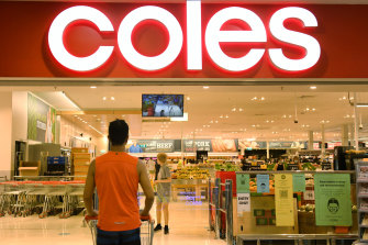 Coles has warned supermarket sales could fall in the coming year.