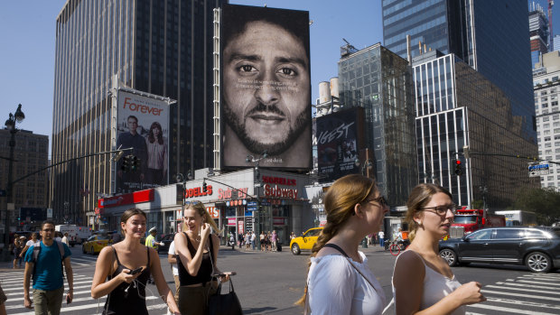 Nike shares hit record on back of Colin Kaepernick ad campaign