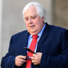 Clive Palmer shows up at Queensland Nickel trial