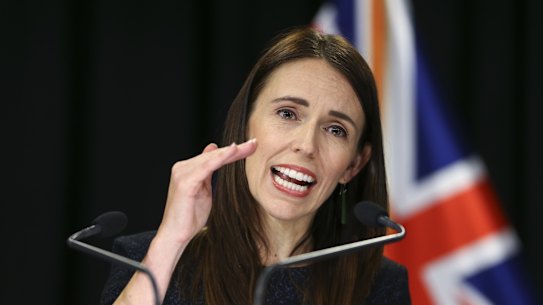 New Zealand Prime Minister Jacinda Ardern.