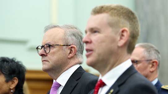 Anthony Albanese and Chris Hipkins