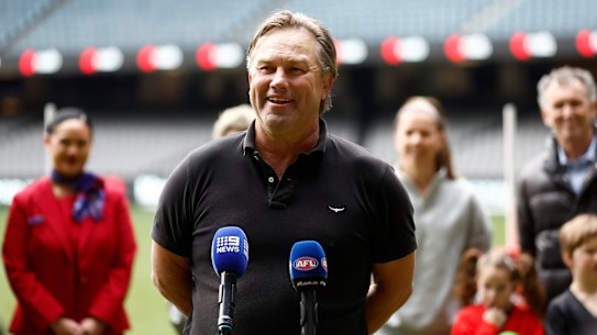 Tony Modra was involved in a truck accident and is in a serious condition in hospital.