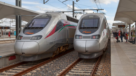 Morocco’s high-speed Al Boraq operated by ONCF.
