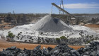 The Pilbara Minerals lithium mine in Western Australia.