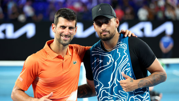 ‘I’ve got your back, bro’: Kyrgios offers to be Djokovic’s bouncer